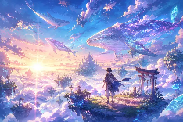 AI 生成的赛博运动视觉图，展现带有霓虹运动轨迹的高速运动员