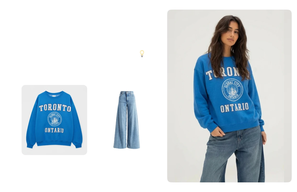 Lifelike virtual model wearing uploaded flat-lay apparel created for an AI product video ad.