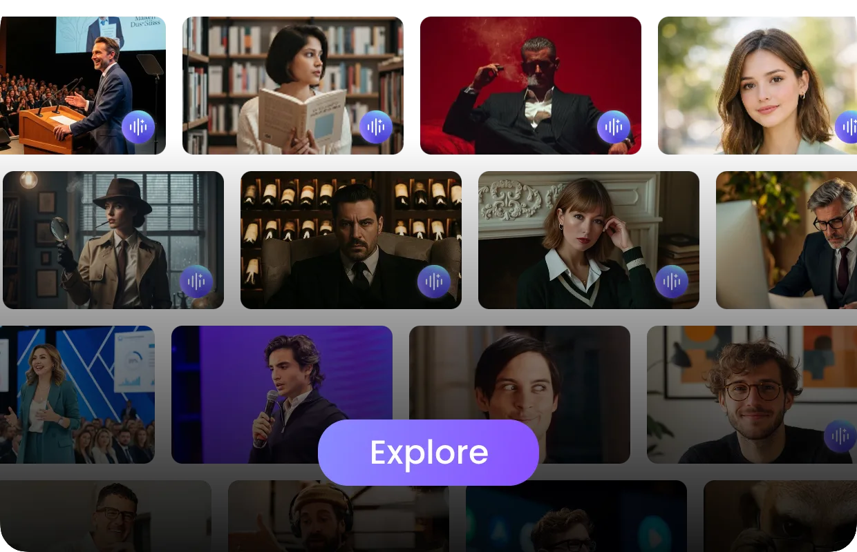 Video editing dashboard showing multiple clips and voiceover workflow controls